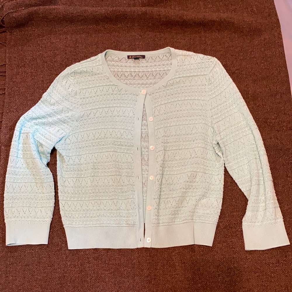 Brooks Brothers, button-down long-sleeved, sweater